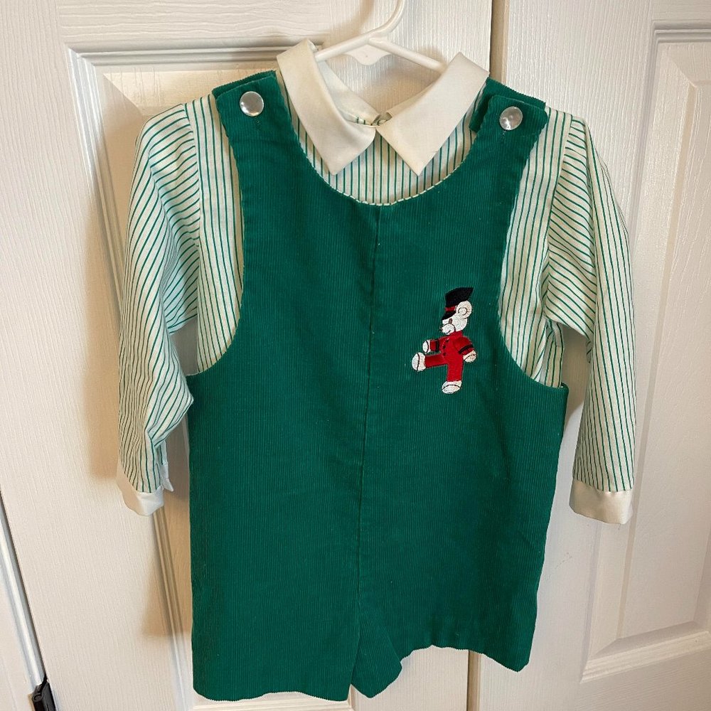 Vintage Toddler Boy's Christmas Outfit - 4T